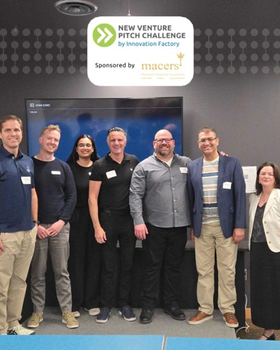 Finalists at the New Venture Pitch Challenge by Innovation Factory, sponsored by Macers